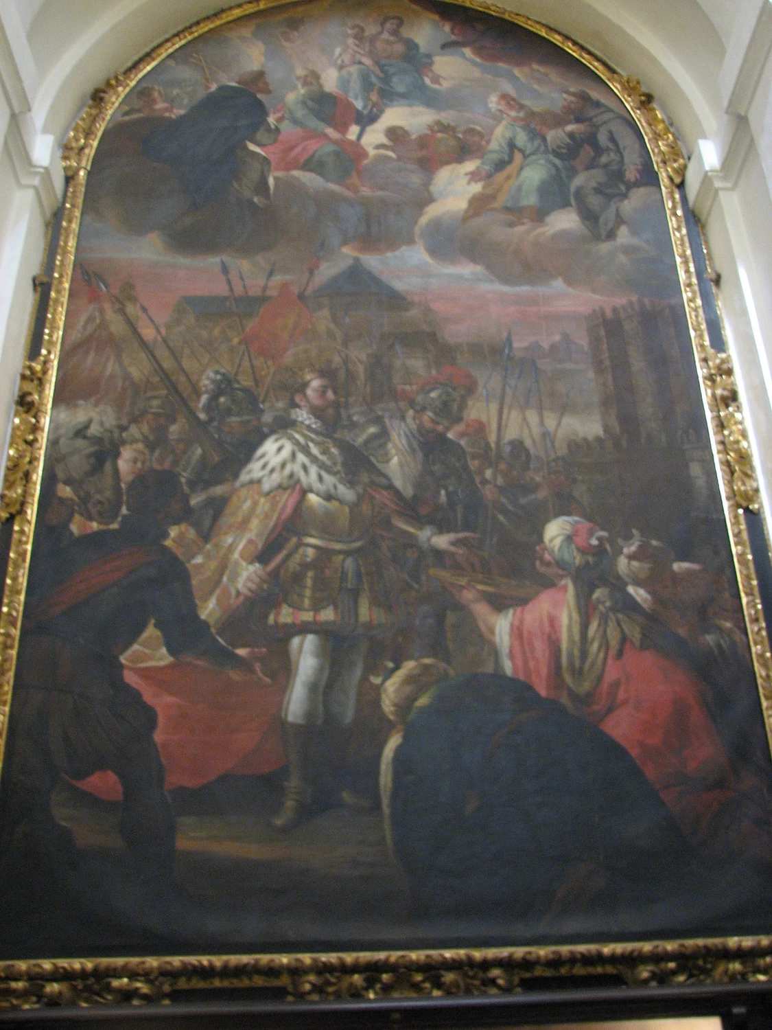 Cappella di Santa Teresa della Moschea di Cordoba - La conquista di Cordoba da parte di Ferdinando III il Santo